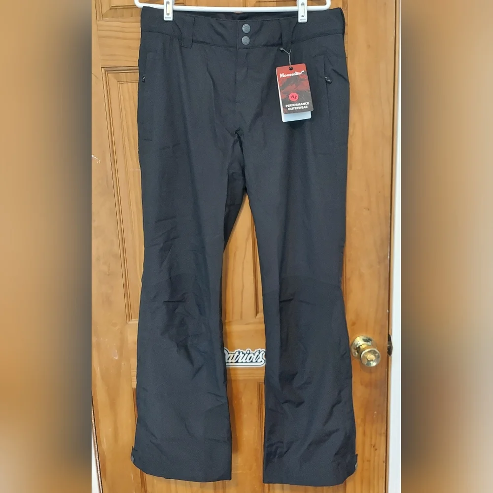 Moosejaw Black Performance Outerwear Men's Size Large Snow/Ski Pants New W/ Tags